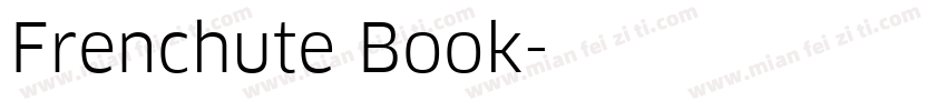 Frenchute Book字体转换